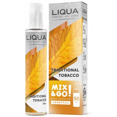 Liqua Traditional Tobacco 50ml Mix&Go