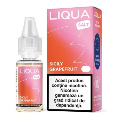 Lichid Liqua Salt 10ml - Sicily Grapefruit Lichid Liqua Salt 10ml - Sicily Grapefruit