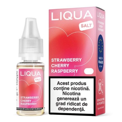 Lichid Liqua Salt 10ml - Strawberry Cherry Raspberry Lichid Liqua Salt 10ml - Strawberry Cherry Raspberry
