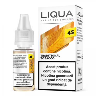 Lichid Liqua 4s 10ml - Traditional Tobacco 20mg