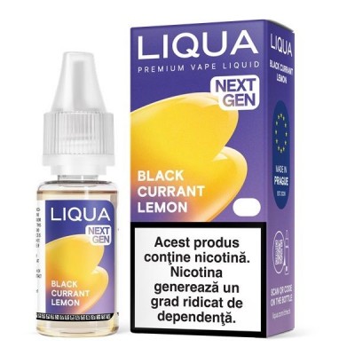 Liqua Nextgen 10ml - Blackcurrant Lemon Liqua Nextgen 10ml - Blackcurrant Lemon