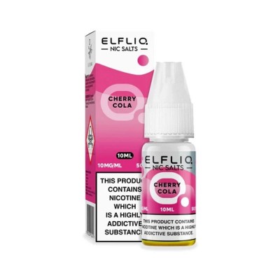 Lichid Elf Bar ElfLiq Salt 10ml - Cherry Cola Lichid Elf Bar ElfLiq Salt 10ml - Cherry Cola