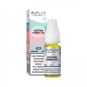 Lichid Elf Bar ElfLiq Salt 10ml - Cotton Candy Ice Lichid Elf Bar ElfLiq Salt 10ml - Cotton Candy Ice