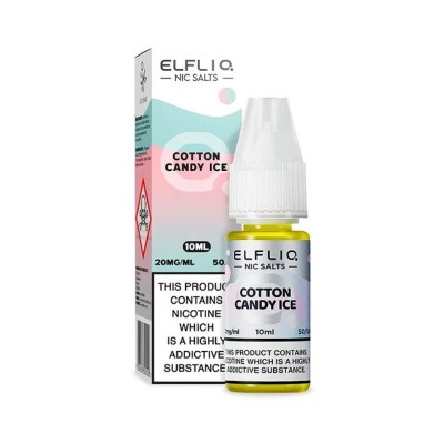 Lichid Elf Bar ElfLiq Salt 10ml - Cotton Candy Ice Lichid Elf Bar ElfLiq Salt 10ml - Cotton Candy Ice