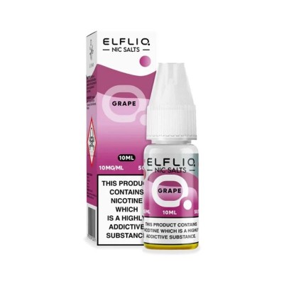 Lichid Elf Bar ElfLiq Salt 10ml - Grape Lichid Elf Bar ElfLiq Salt 10ml - Grape