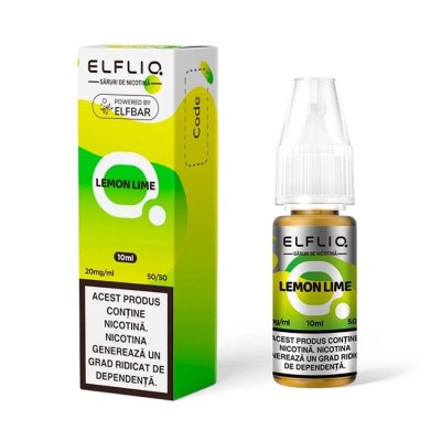 Lichid Elf Bar ElfLiq Salt 10ml - Lemon Lime Lichid Elf Bar ElfLiq Salt 10ml - Lemon Lime