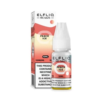 Lichid Elf Bar ElfLiq Salt 10ml - Peach Ice Lichid Elf Bar ElfLiq Salt 10ml - Peach Ice