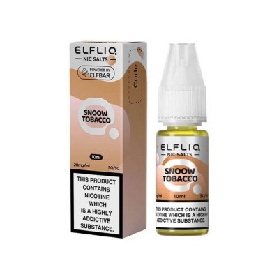 Lichid Elf Bar ElfLiq Salt 10ml - Snoow Tobacco
