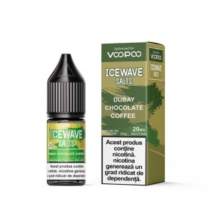 Lichid Icewave Salt Dubai Chocolate Coffee 10ml Lichid Icewave Salt Dubai Chocolate Coffee 10ml