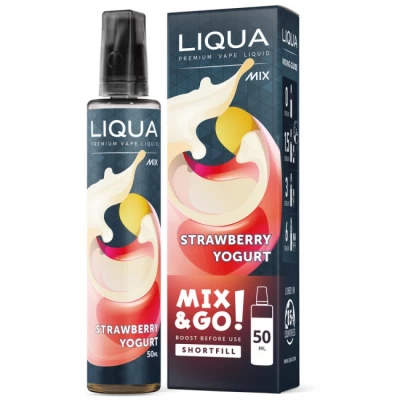 Liqua Strawberry Yogurt 50ml Mix&Go Liqua Strawberry Yogurt 50ml Mix&Go
