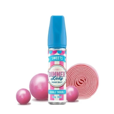 Lichid Dinner Lady Bubble Trouble 50ml Fara Nicotina Lichid Dinner Lady Bubble Trouble 50ml Fara Nicotina
