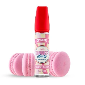 Lichid Dinner Lady Strawberry Macaroon 50ml Fara Nicotina Lichid Dinner Lady Strawberry Macaroon 50ml Fara Nicotina