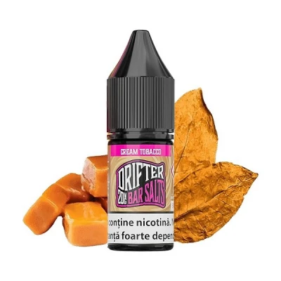 Lichid Drifter Bar Salts Cream Tobacco 10ml Lichid Drifter Bar Salts Cream Tobacco 10ml