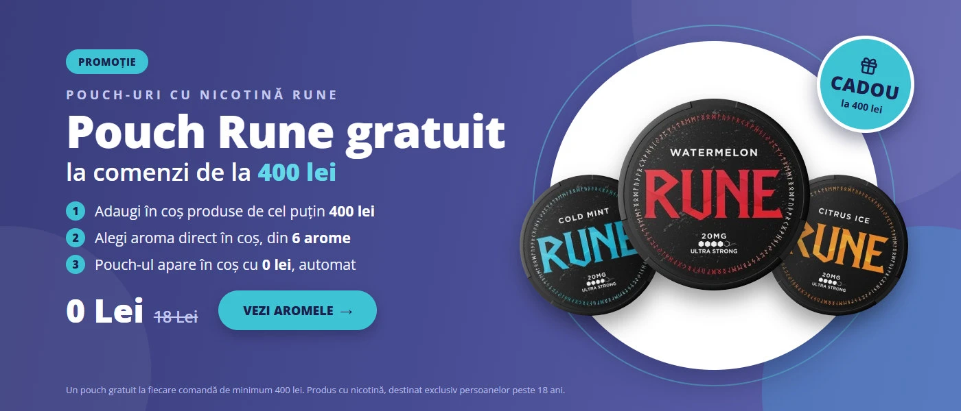 Pouch Rune gratuit la comenzi de la 400 lei