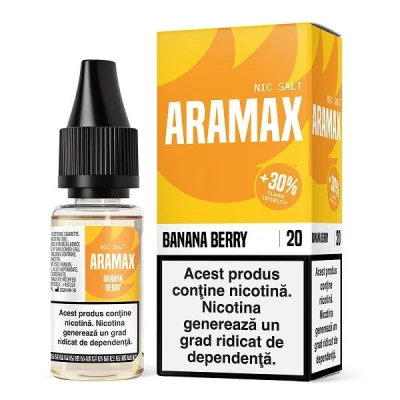 Lichid Aramax Salt 10ml - Banana Berry Lichid Aramax Salt 10ml - Banana Berry