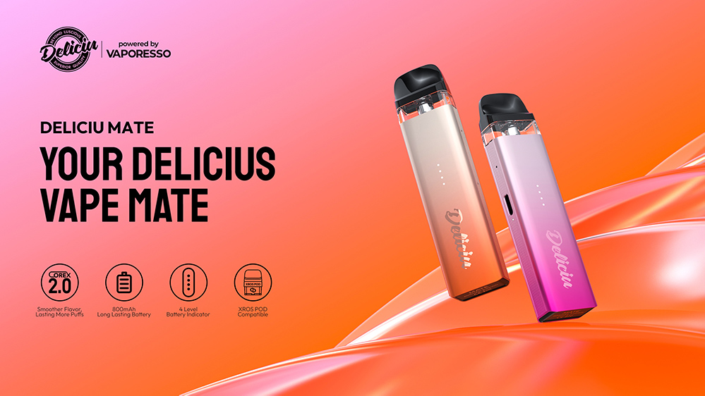 Vaporesso Deliciu Mate functii extinse