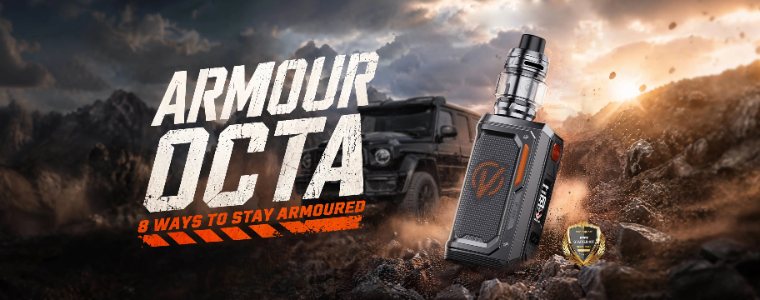 Vaporesso Armour Octa – kit 220W rezistent la apă, praf și șocuri