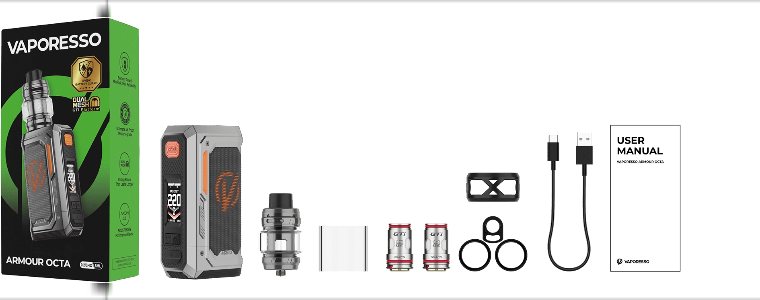 Vaporesso Armour Octa – conținutul pachetului