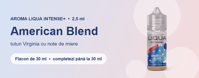 Aromă Liqua American Blend 2,5 ml – tutun Virginia cu note de miere Aromă Liqua American Blend 2,5 ml – tutun Virginia cu note de miere