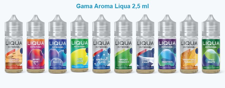 Gama Aroma Liqua Intense+ 2,5 ml