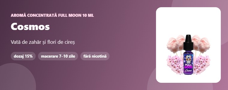 Aromă Full Moon Cosmos 10 ml Aromă concentrată Full Moon Cosmos 10 ml