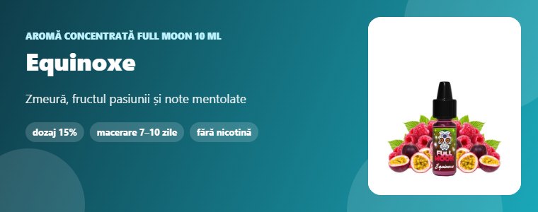 Aromă Full Moon Equinoxe 10 ml Aromă concentrată Full Moon Equinoxe 10 ml