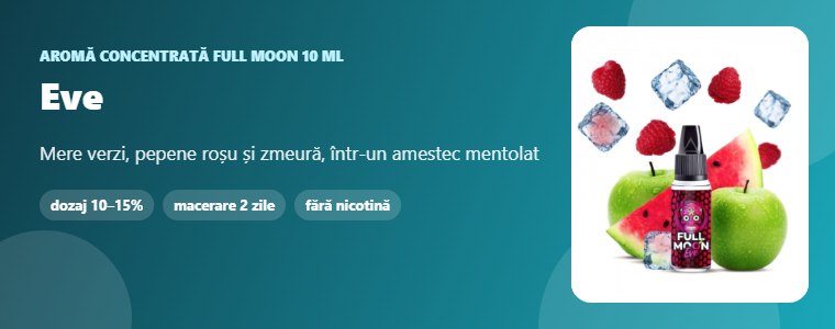 Aromă Full Moon Eve 10 ml Aromă concentrată Full Moon Eve 10 ml