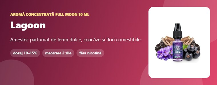 Aromă Full Moon Lagoon 10 ml Aromă concentrată Full Moon Lagoon 10 ml