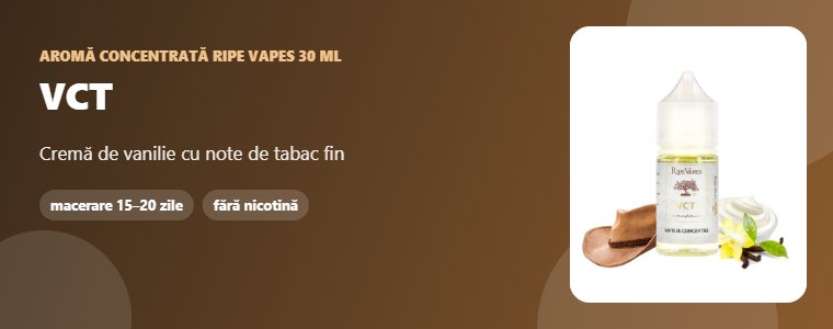 Aromă Ripe Vapes VCT 30 ml Aromă concentrată Ripe Vapes VCT 30 ml