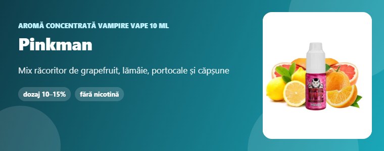 Aromă Vampire Vape Pinkman 10 ml Aromă concentrată Vampire Vape Pinkman 10 ml
