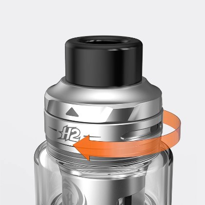 Aspire H2 airflow pe sus Aspire H2 airflow pe sus