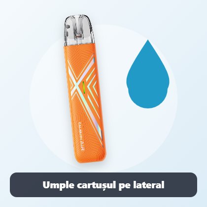 Uwell Caliburn Air – Umpli cartușul pe lateral Uwell Caliburn Air – Umpli cartușul pe lateral