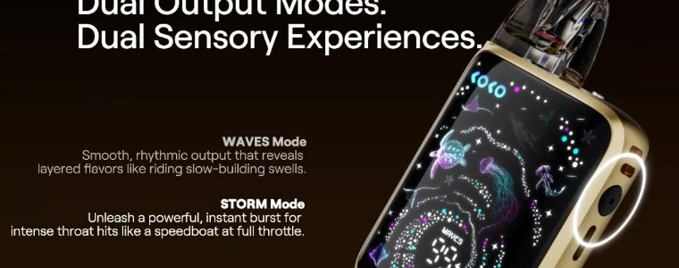 Modurile Waves și Storm la Uwell Caliburn G5 Koko Modurile Waves și Storm la Uwell Caliburn G5 Koko