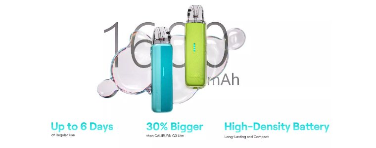 Bateria de 1600 mAh a Uwell Caliburn G5 Lite SE Bateria de 1600 mAh a Uwell Caliburn G5 Lite SE