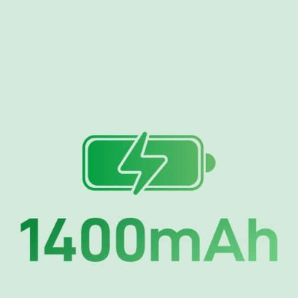 Bateria de 1400 mAh a Eco Nano Plus
