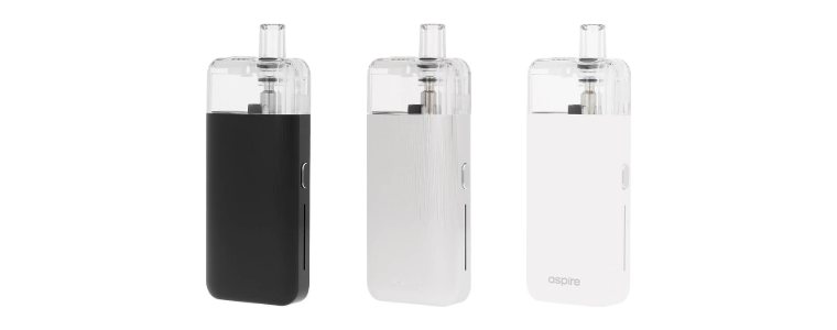 Aspire Fanssy – pod din aluminiu în culorile Black, Silver și White