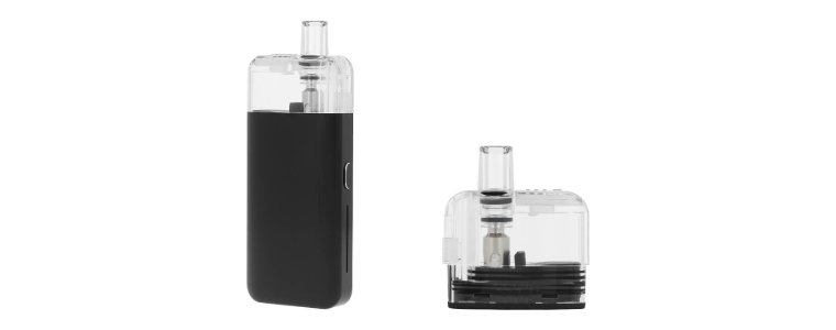 Conținut pachet Aspire Fanssy – dispozitiv și cartuș 5 ml 0.6Ω
