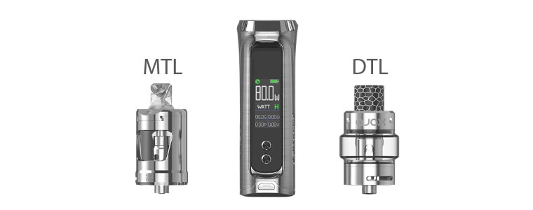 Innokin Kroma R cu atomizoare MTL si DTL Innokin Kroma R cu atomizoare MTL si DTL