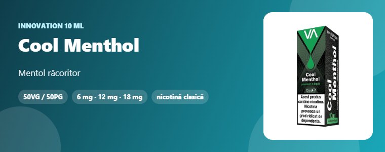 Lichid Innovation Cool Menthol 10 ml Lichid Innovation Cool Menthol 10 ml