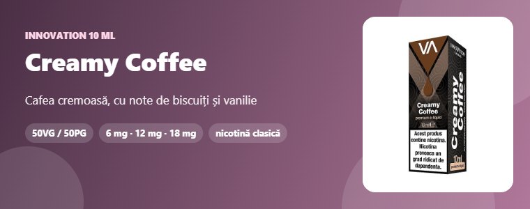 Lichid Innovation Creamy Coffee 10 ml Lichid Innovation Creamy Coffee 10 ml