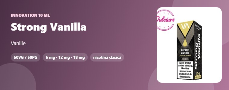 Lichid Innovation Strong Vanilla 10 ml Lichid Innovation Strong Vanilla 10 ml