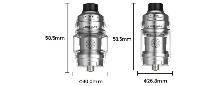 Lost Vape Centaurus Sub-Ohm V2 dimensiuni Lost Vape Centaurus Sub-Ohm V2 dimensiuni