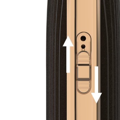 Reglajul de aer pe lateralul Vaporesso LUXE Q3