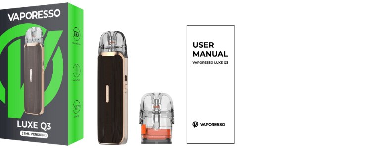 Conținutul pachetului Vaporesso LUXE Q3