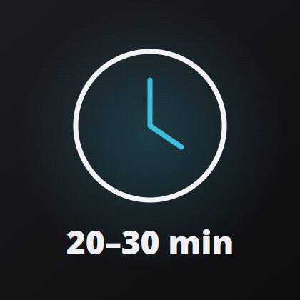 Pasul 3: plicul cu nicotină se ține 20–30 de minute Pasul 3: plicul cu nicotină se ține 20–30 de minute