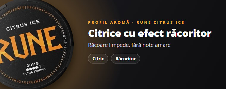 Aroma Rune Citrus Ice: citrice cu efect răcoritor Aroma Rune Citrus Ice: citrice cu efect răcoritor