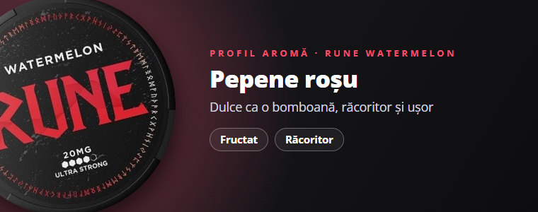 Aroma Rune Watermelon: pepene roșu Aroma Rune Watermelon: pepene roșu