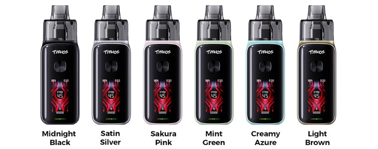 Uwell Typhos Pro în 6 culori