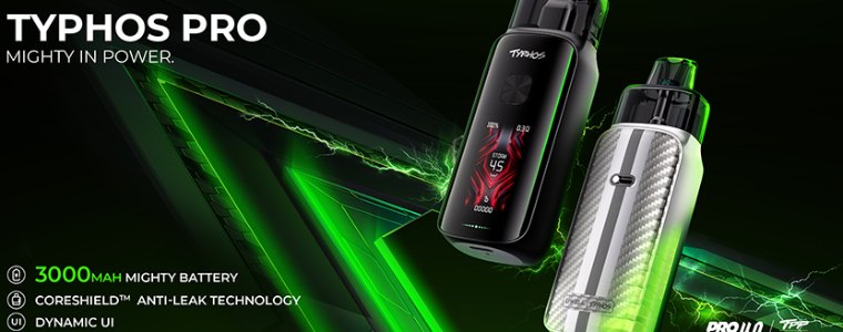 Uwell Typhos Pro – 3000 mAh, 45W