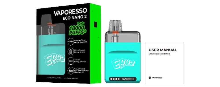 Vaporesso Eco Nano 2 - conținut pachet Vaporesso Eco Nano 2 - conținut pachet
